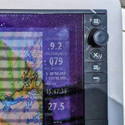 9.2kt with main and staysail