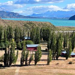 Die Estancia El Condor von oben