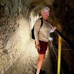 Inside the tunnel