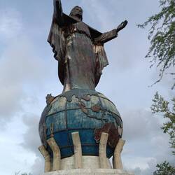 ...to see the sunset over Dili.