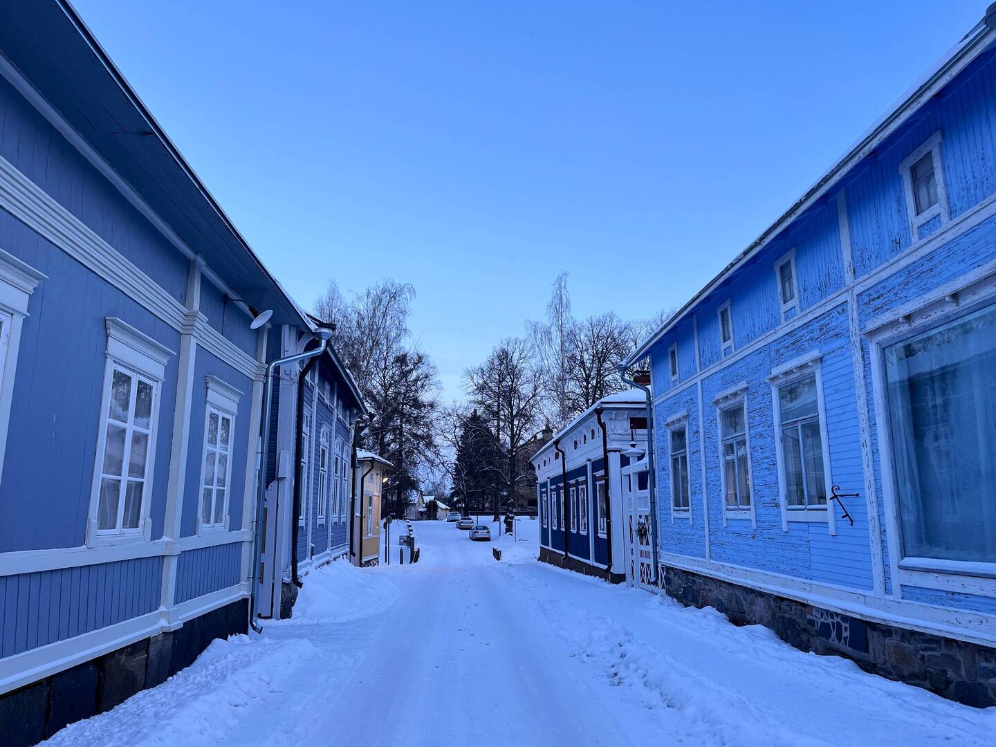 Rauma blau in blau