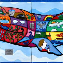 Community Water Mural by Portland North Primary School — Portland, VIC.