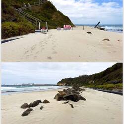 Looking back and forward ... Anderson Point Beach — Portland, VIC.