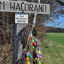 Hier wohnt der Osterhase.