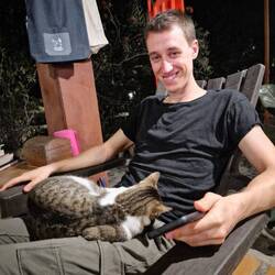 Gar nicht scheu: "Tequila" macht es sich bequem, wo sie will.