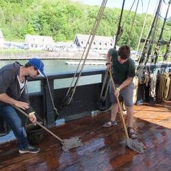 Swabbing the deck