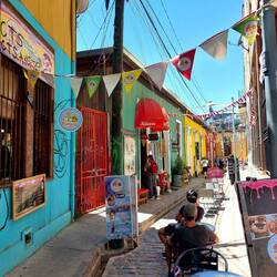 In den farbigen Gassen von Valparaiso 🎨