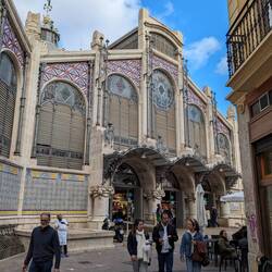 The front of the market