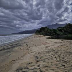 Die Arhuacos leben am Meer, baden aber nicht darin, weil das gegen Mutter Natur wäre.