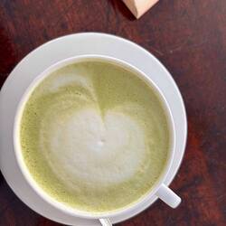ich wurde ein Fan von Matcha Latte