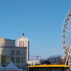 Augustusplatz mit Eiswelt