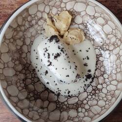 Kabeljau in dreierlei Variation: im Stück, frittiert und als Schaum