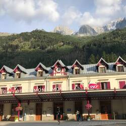 Chamonix railway station France