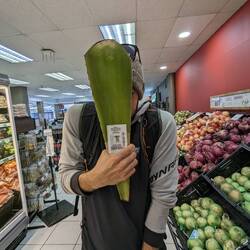 Aloe Vera gibt's hier im Supermarkt (Zusatzaufgabe: irgendwo auf dem Bild versteckt sich Leo!)