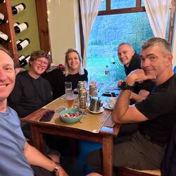 Abendessen mit Anatoli und Egor