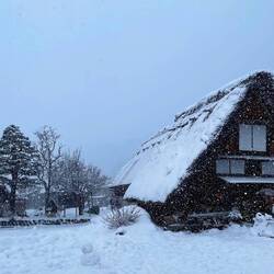 shirakawago, gut erhaltene Dörfer im Gassho Stil