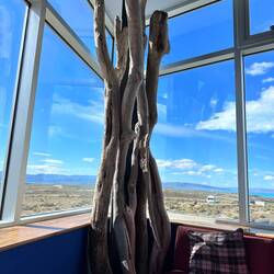 Die Aussicht im Café