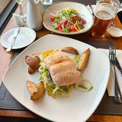 Lachs auf Gemüse!