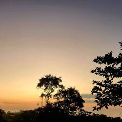 Sunset from the deck