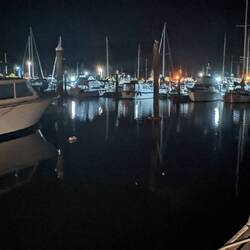 Marinas can be very pretty, peaceful places at night