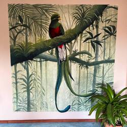 Wandgemälde in unserer Wohnung