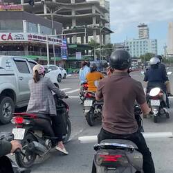 Die Rückfahrt nach Da Nang, immer an der Küstenstraße entlang