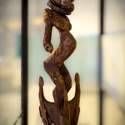 Samban ... suspension hook ... from Papua New Guinea — Melbourne Museum.