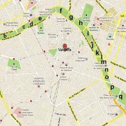 Map of the Old Town and the park that goes around it