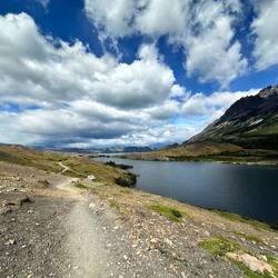ein Weg wie eine Autobahn, schön zu laufen!