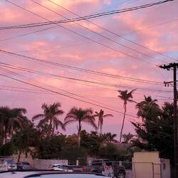 The view fron Gardenias as we enjoyed our tacos! Perhaps a sunnier day tomorrow!