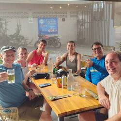 A great dinner to end a great day together ❤️