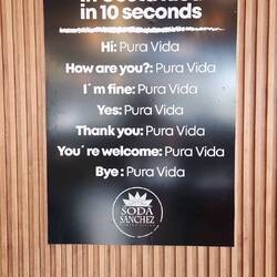 Pura Vida is the country's motto that means pure life, happiness and cheerful outlook