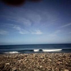 Im Dunkeln durchs Bussifenster geguckt