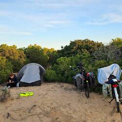 Bivouac sur les dunes