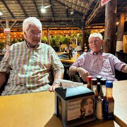Abendessen mit Gisela und Hermann
