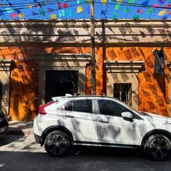 Aussenfassade in ocker