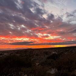 Die Nacht über der Bucht