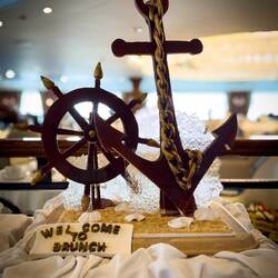 Welcome to the brunch in the Grand Dining Room — Aboard Regatta.