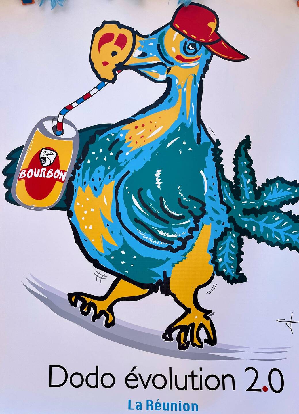 Do Do das Maskottchen der Insel ( der Vogel ist ausgestorben )