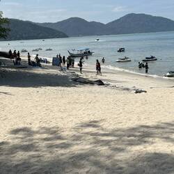 The beach at the hotel.
