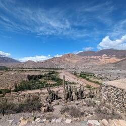 Blick in den Eingang der Quebrada