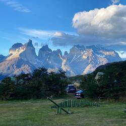 der View vom Campingplatz