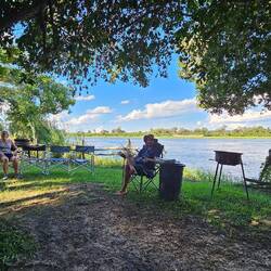 Tolle Nachmittagstimmung am Sambesi