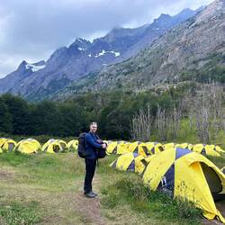 Hier unsere Zeltstadt