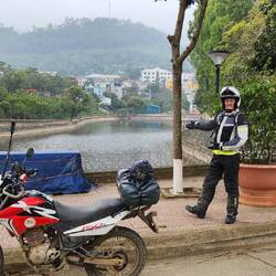 Starting the day's ride