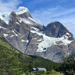 Camp Italiano und der Paine Grande samt Gletscher