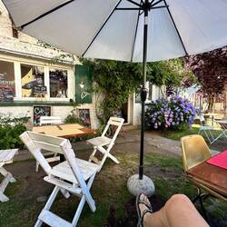 entzückende Gartenecke