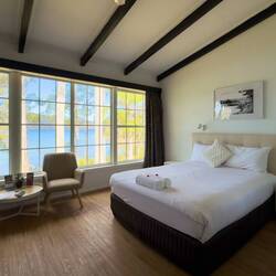 Our room at the Fox & Hounds — Port Arthur, TAS.