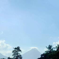 Arenol Volcano from a distance