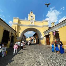 Antiguas landmark - the "Arco de Santa Catalina"